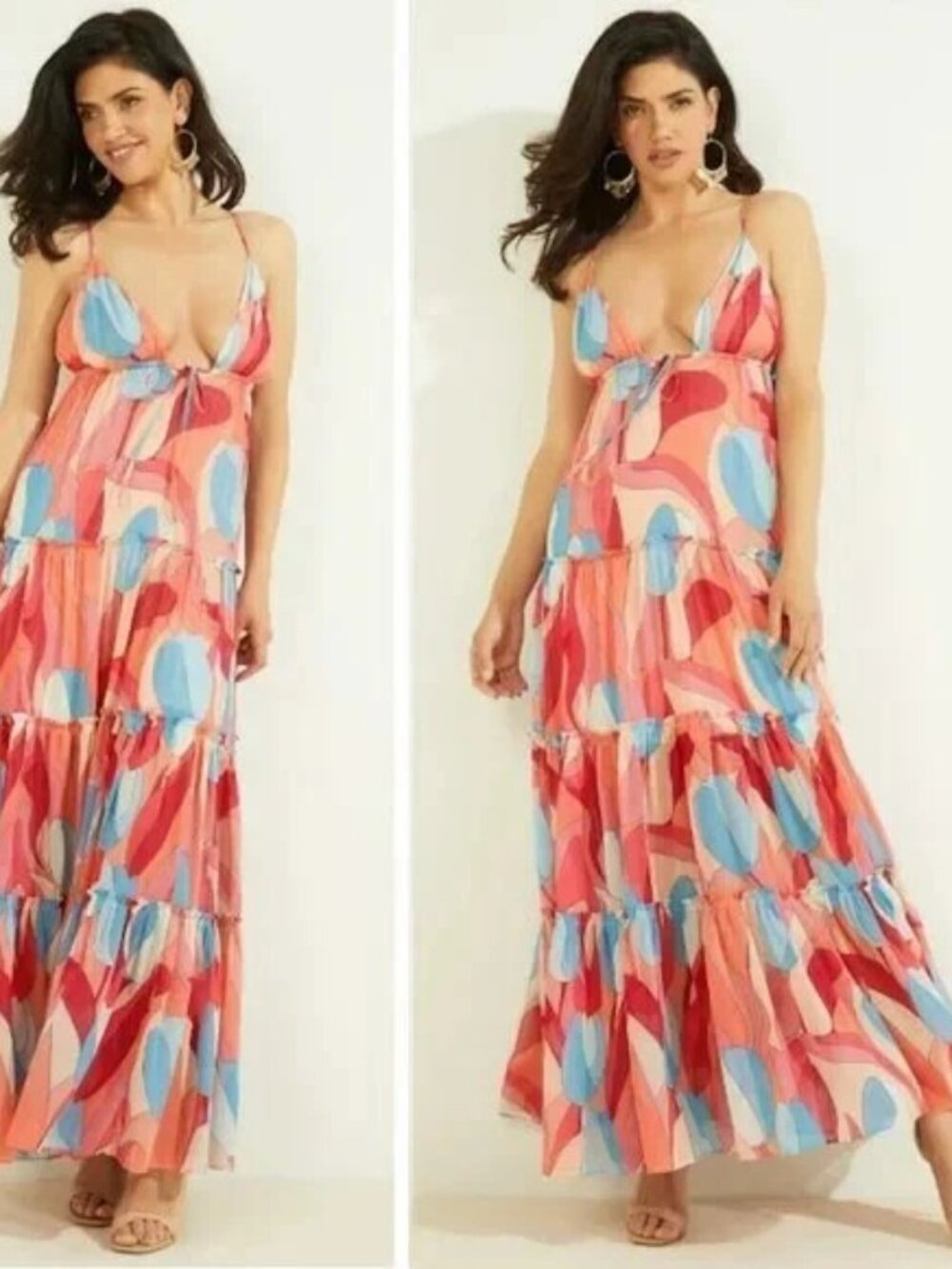 Marciano For Guess Bold Bloom Maxi Dress Size 6 NWT